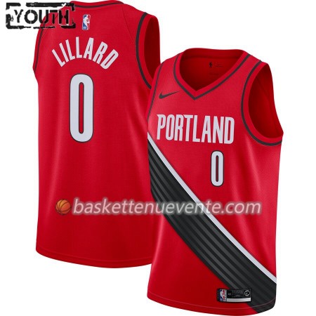 Maillot Basket Portland Trail Blazers Damian Lillard 0 2019-20 Nike Statement Edition Swingman - Enfant
